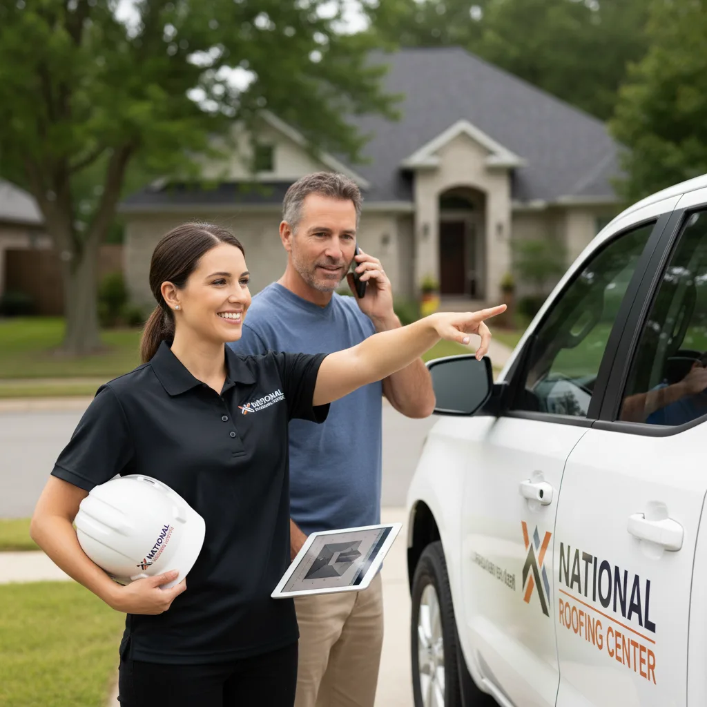 National Roofing Center customer support in Ina